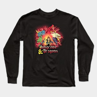 Dungeons and Dragons Cartoon Long Sleeve T-Shirt